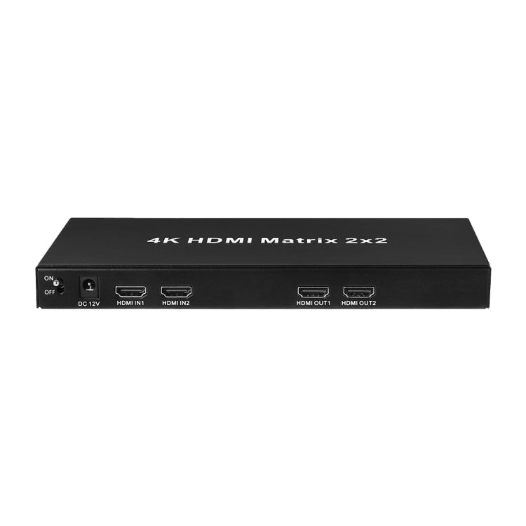 Measy MT4322 4K 30Hz 2 In 2 Out HDMI Matrix Switch Supporta commutazione senza interruzioni, EU Plug, US Plug, UK Plug, AU Plug Measy MT4322 4K 30Hz 2 In 2 Out HDMI Matrix Switch Supporta commutazione senza interruzioni, EU Plug, US Plug, UK Plug, AU Plug